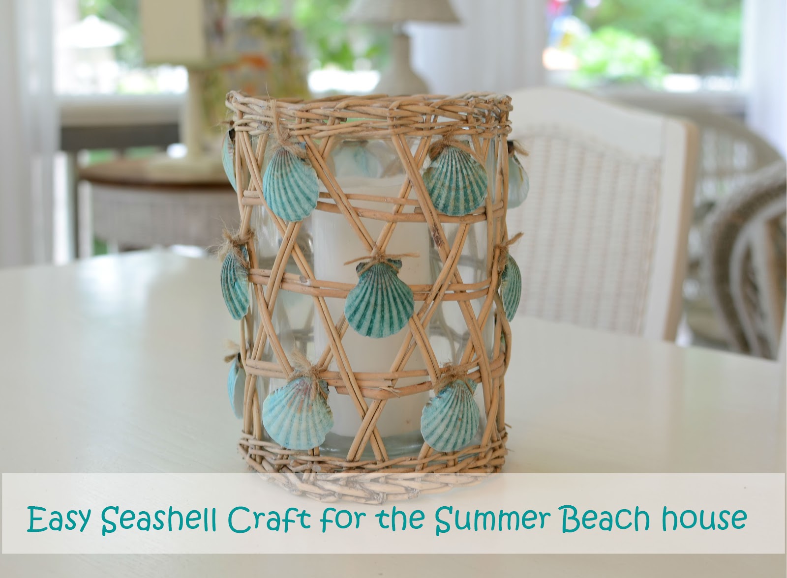 Seashell Decor Ideas: Decorating Baskets and Making Seashell Flowers