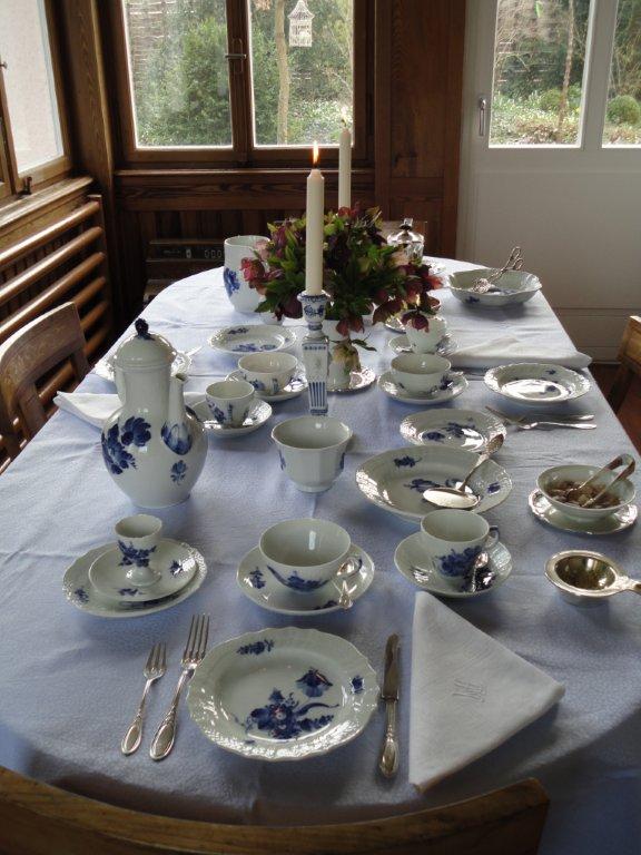 Dining in the Conservatory with Royal Copenhagen, Blue Flower – Between  Naps on the Porch