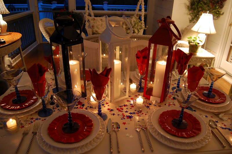 4th of July Table Setting and Decorating Ideas