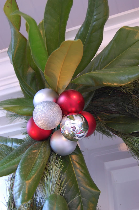 Decorating for Christmas with Magnolia and Pine