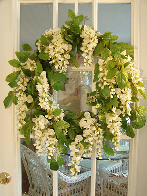 Spring Summer Wisteria Wreath